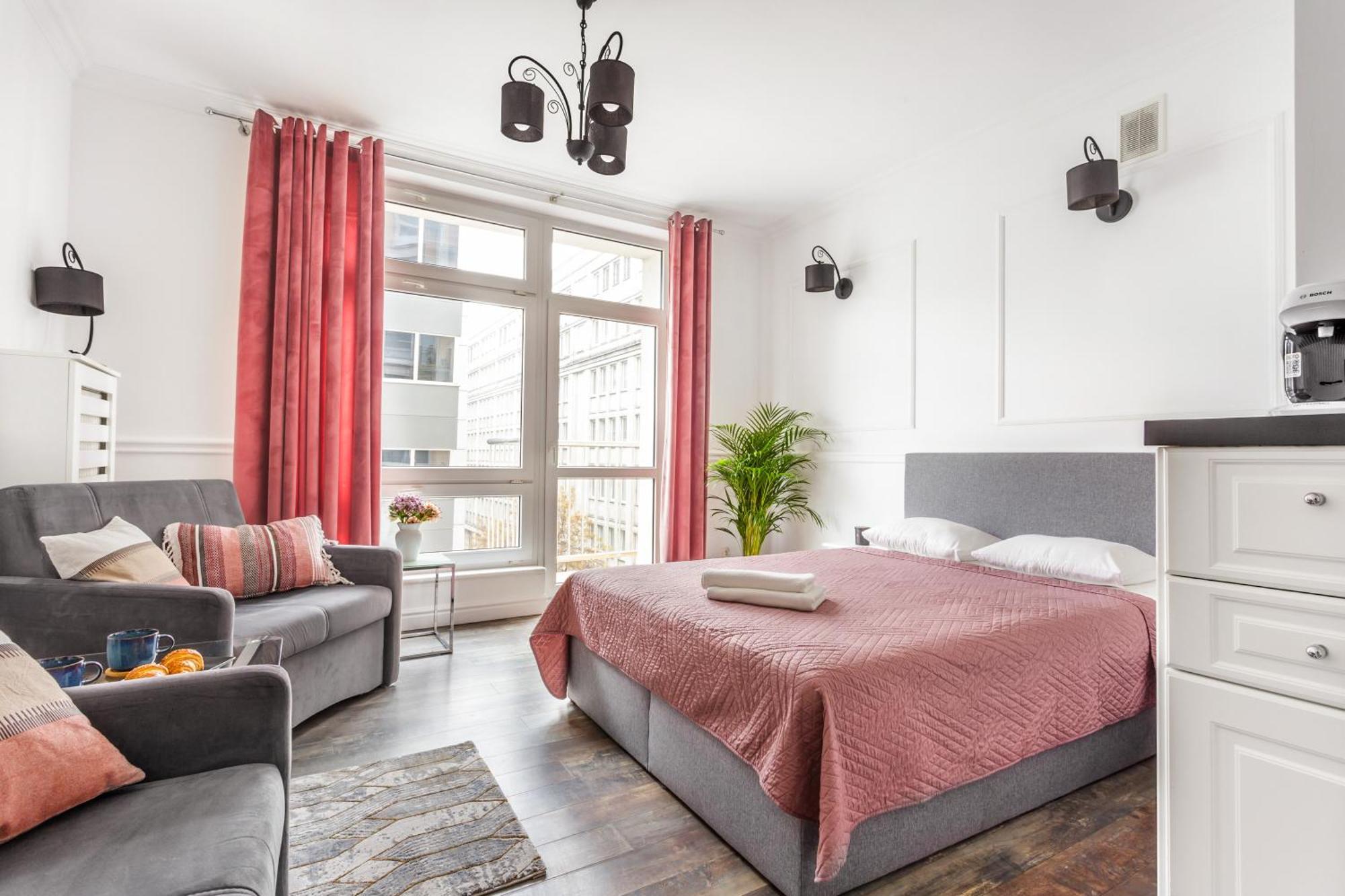 Charming Apartment In The City Center Varşovia Exterior foto