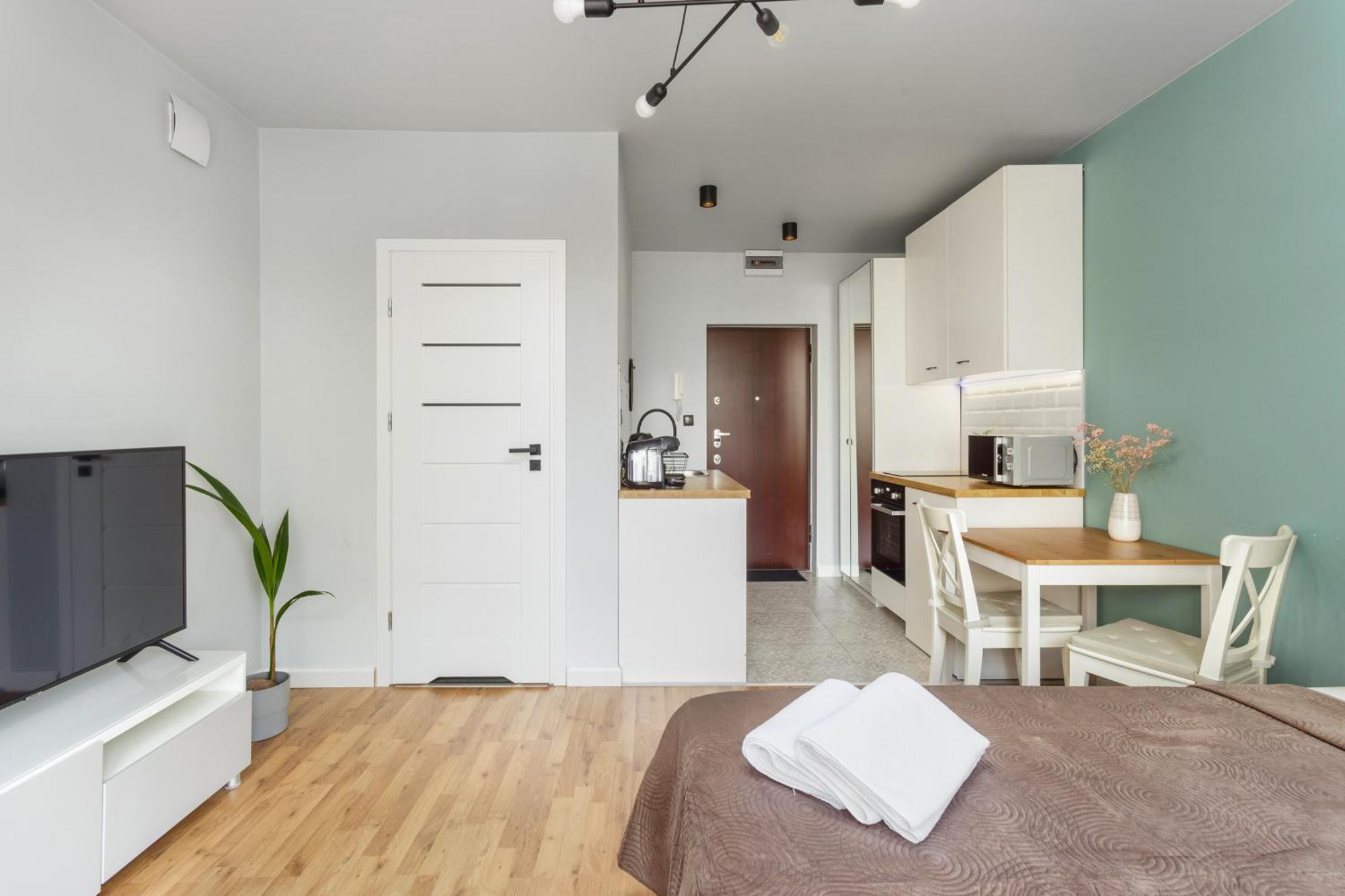 Charming Apartment In The City Center Varşovia Exterior foto