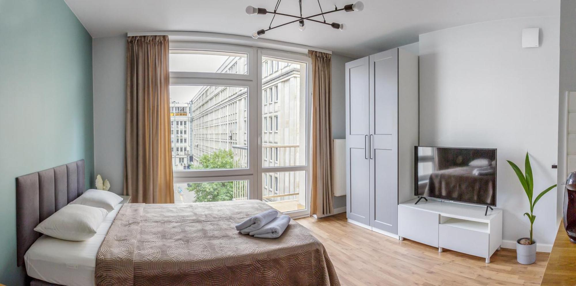 Charming Apartment In The City Center Varşovia Exterior foto